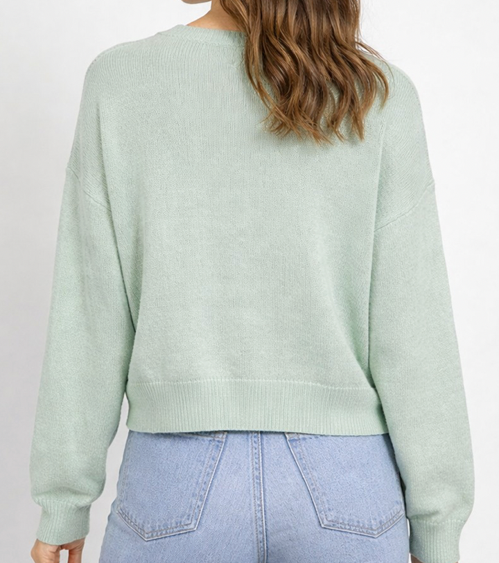 Double Fish Knit Pullover
