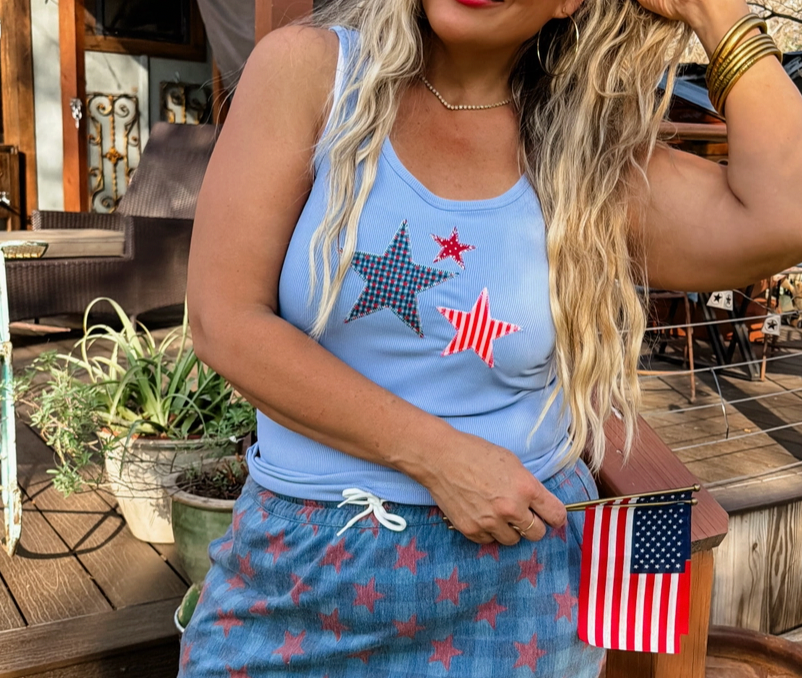 White Star Patch Tank