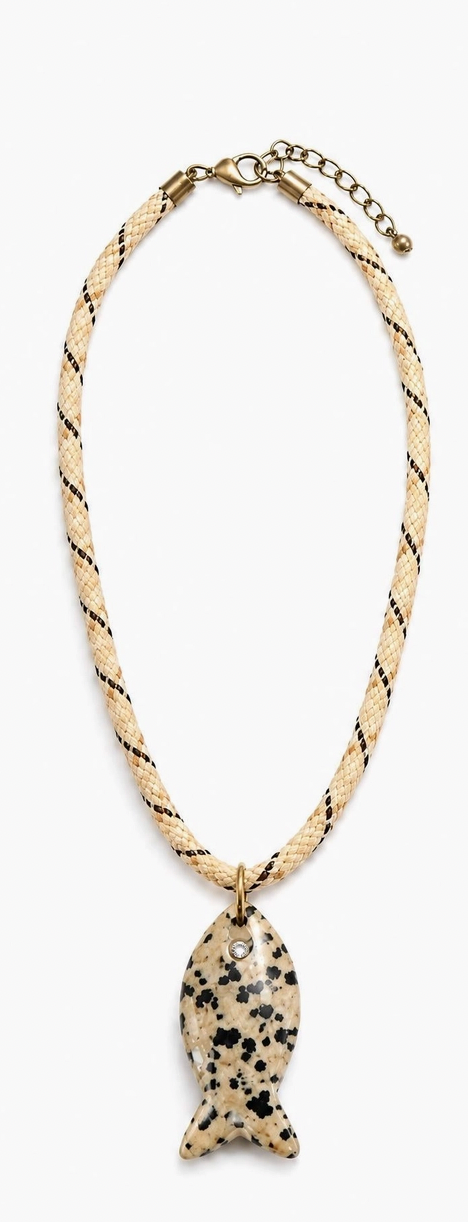 Beige Dockside Strand Necklace