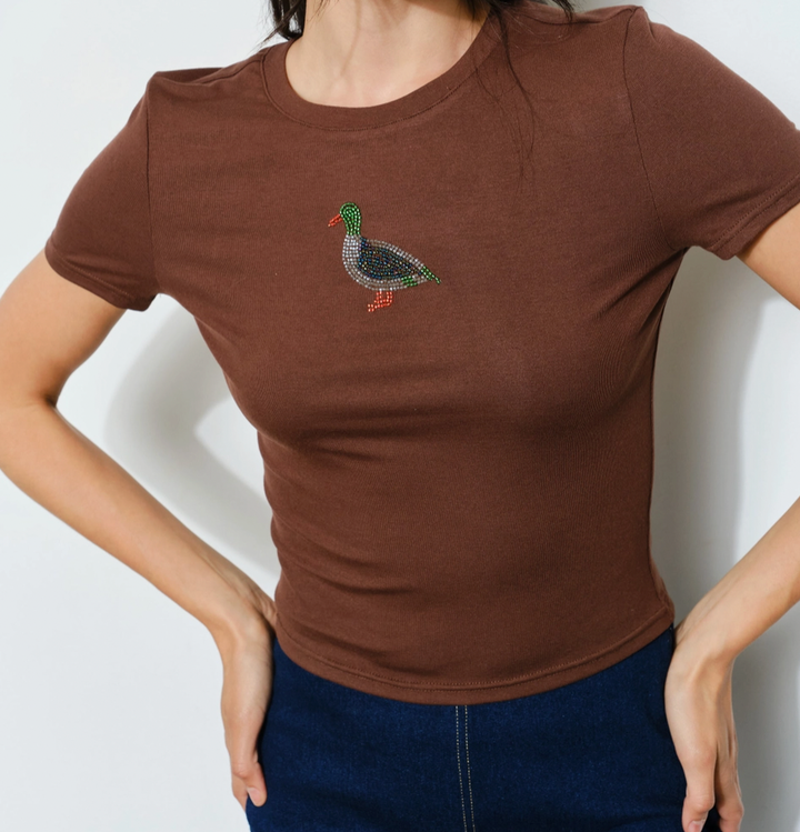 Mallard Beaded Baby Tee