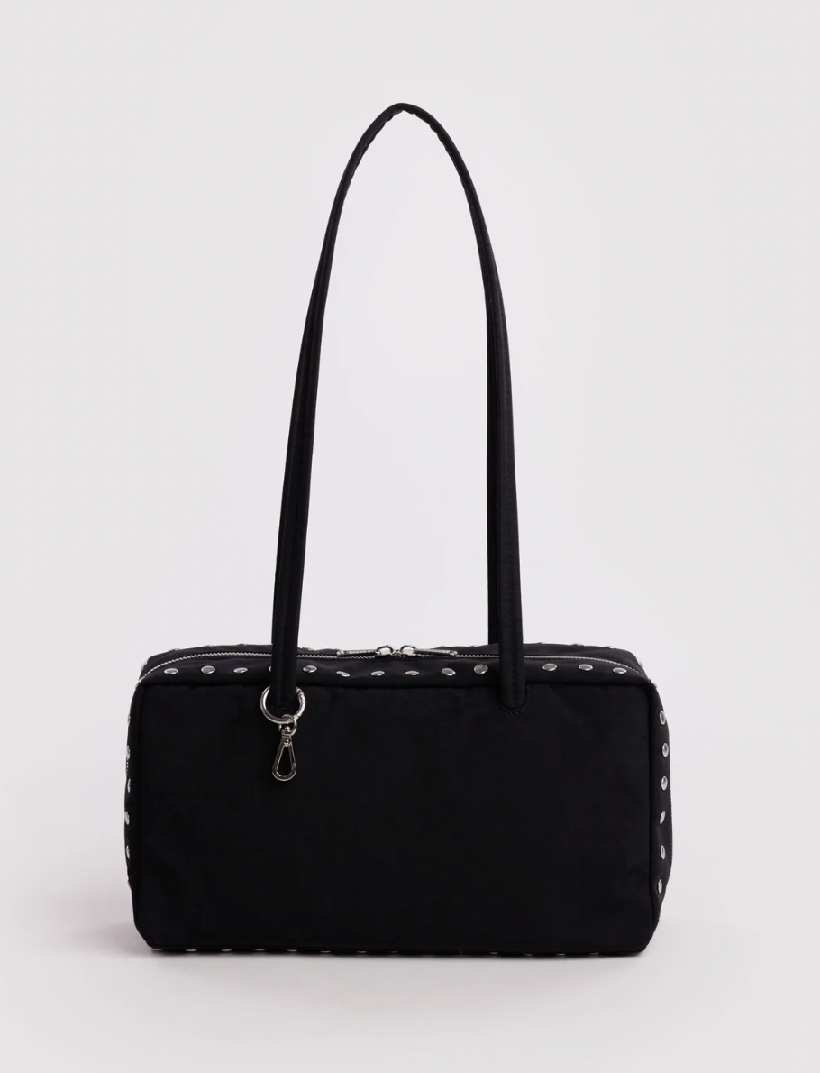 Studs Nylon Bowler Bag - Baggu