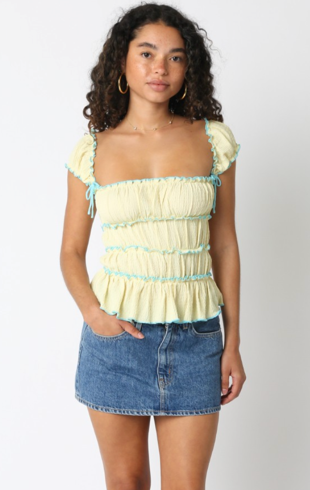 Lilah Ruffled Top