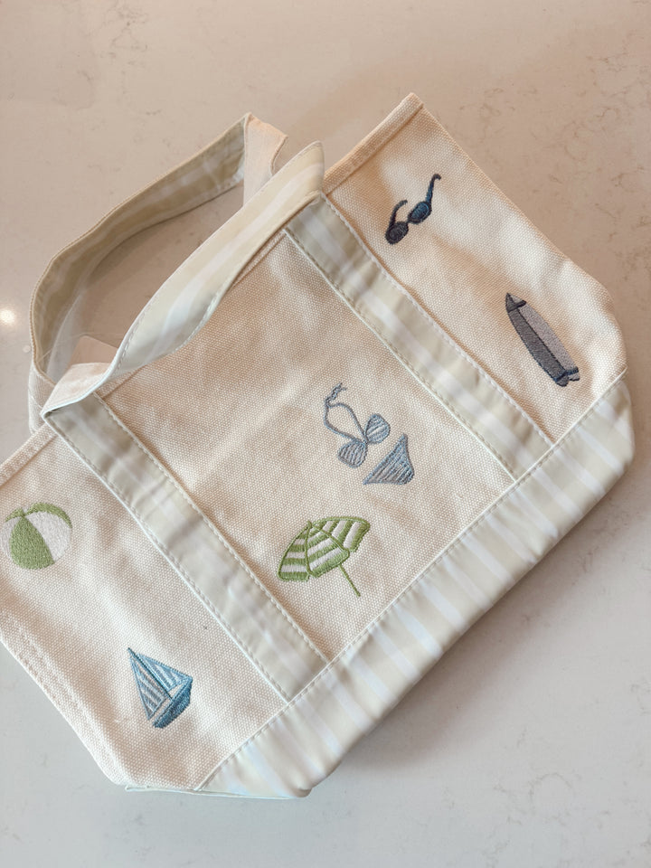 Icon Mini Canvas Tote - Embroidered