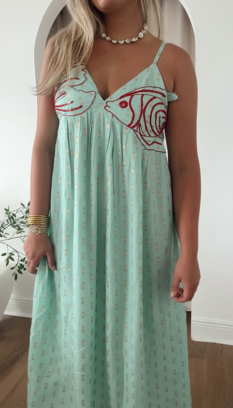 Deep Sea Maxi Dress