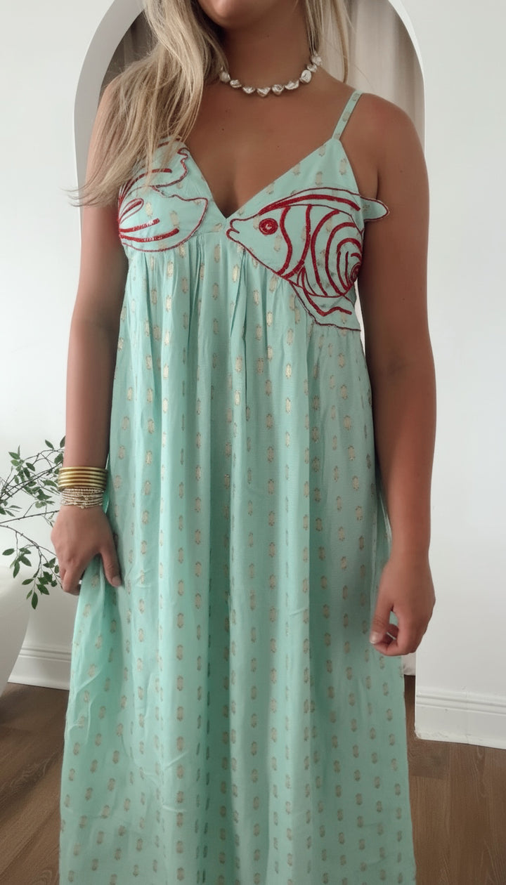 Deep Sea Maxi Dress