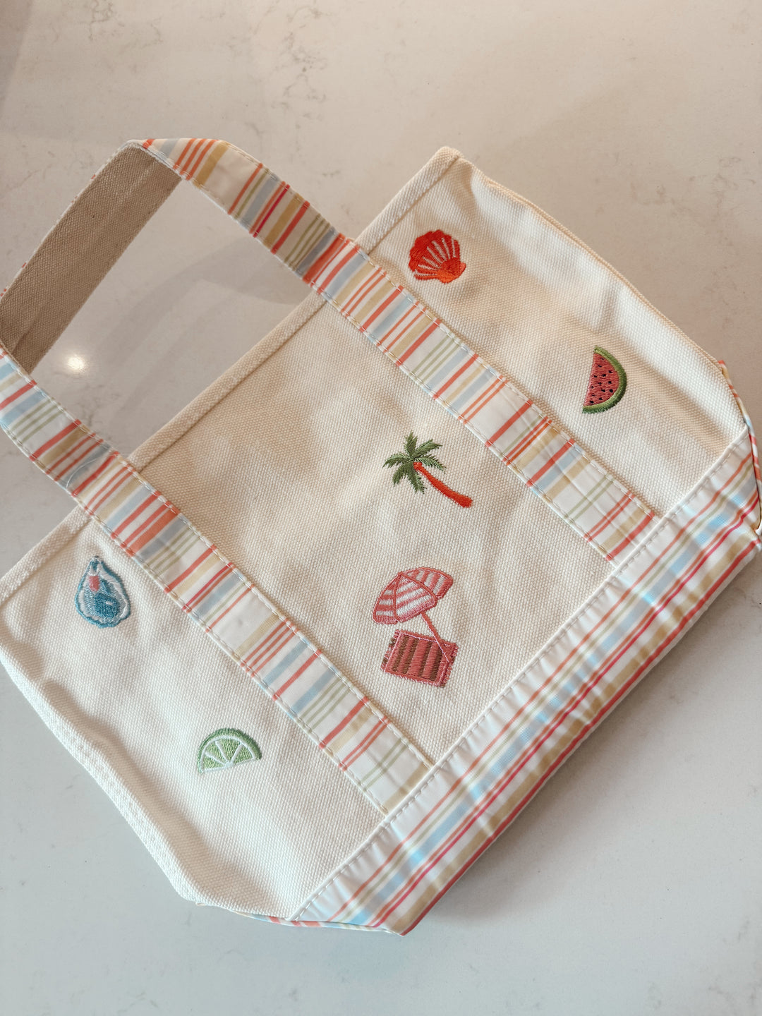 Icon Mini Canvas Tote - Embroidered