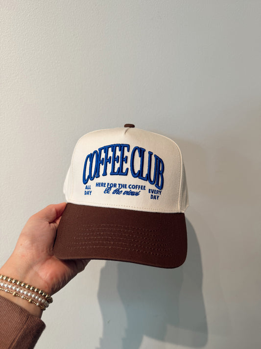 Coffee Club Trucker Hat