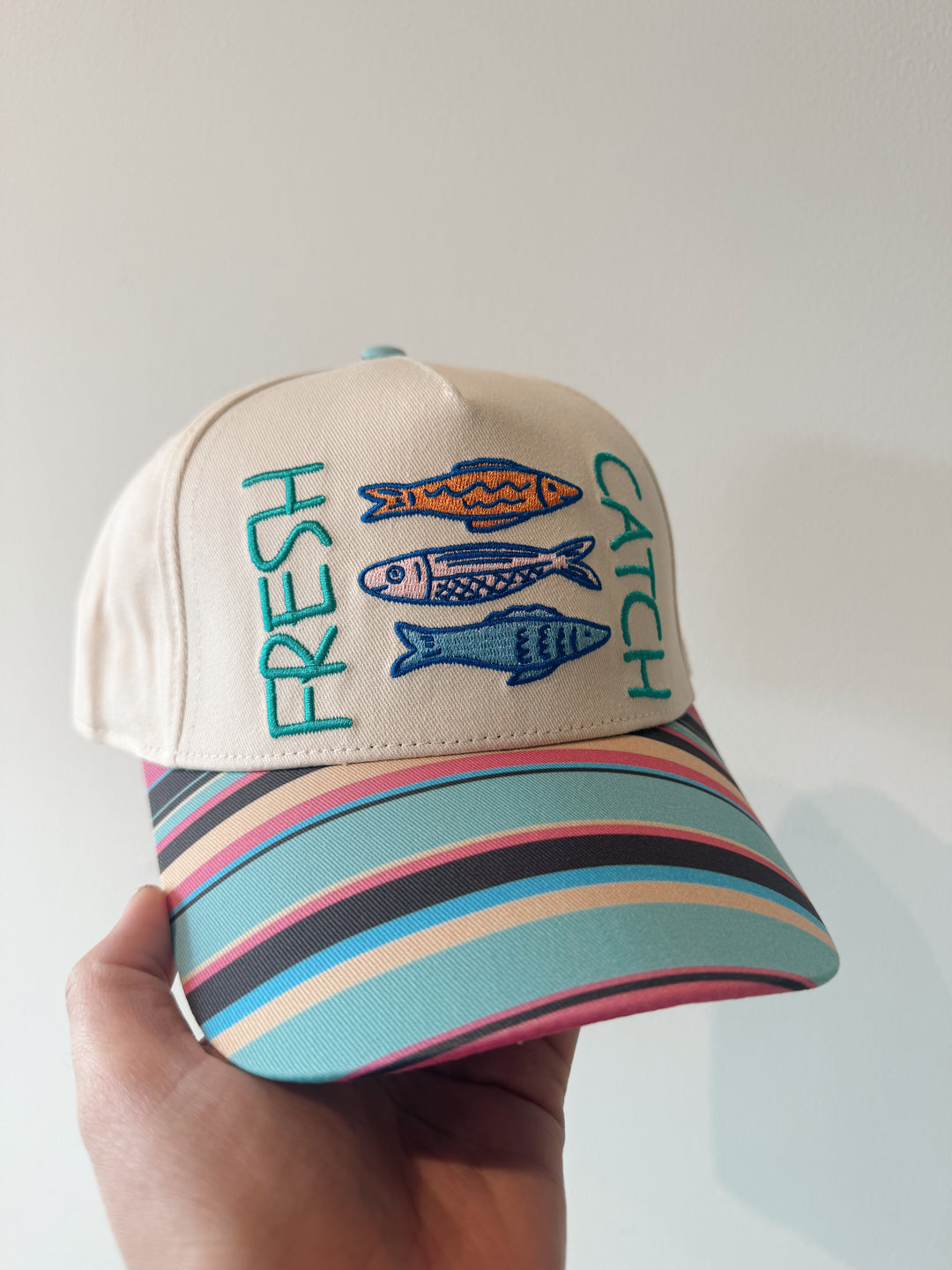 Fresh Catch Embroidered Trucker Hat
