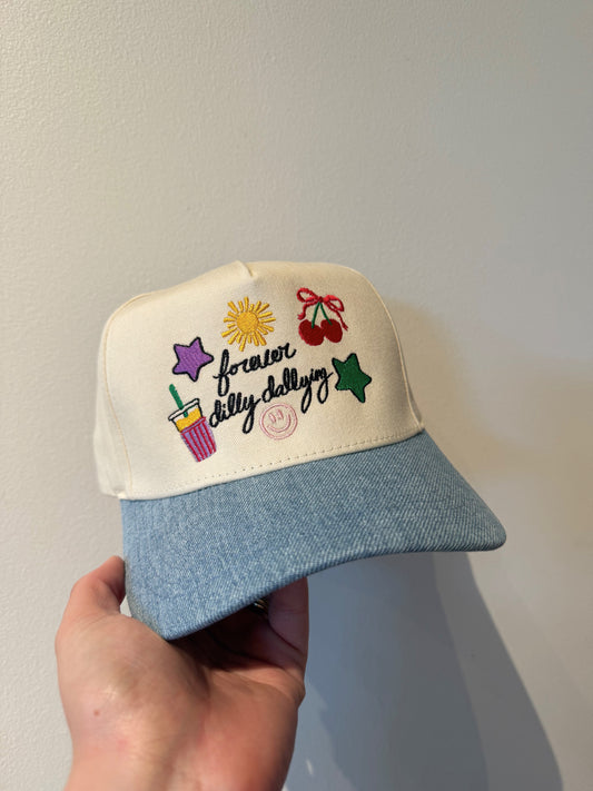 Forever Dilly Dalling Denim Hat
