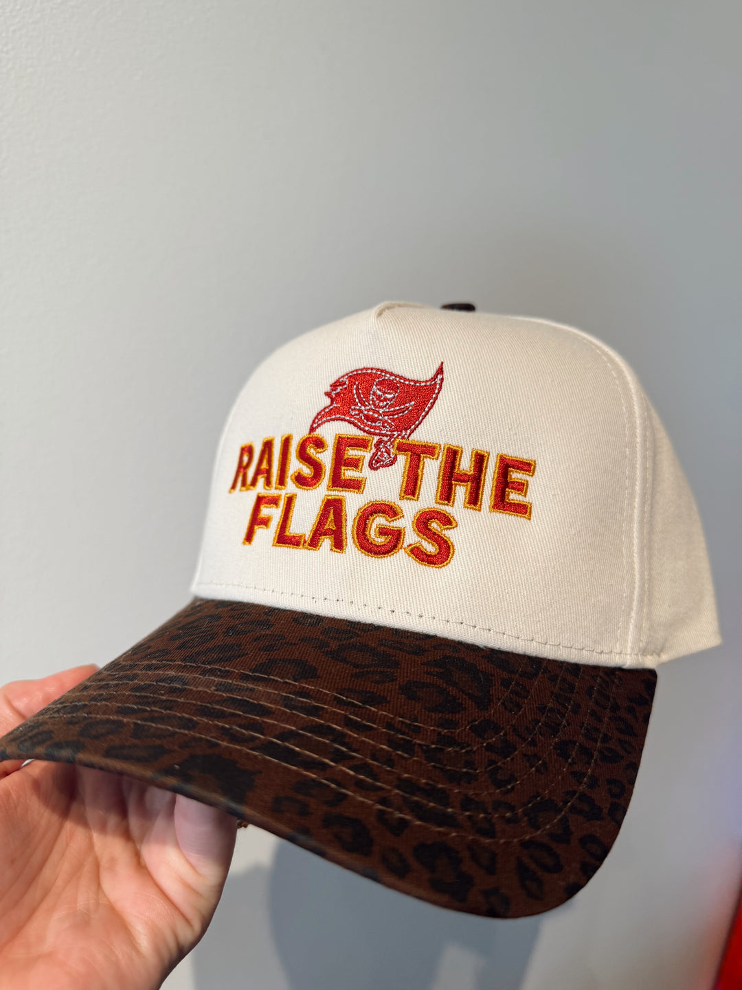 Raise The Flags - Leopard Brim | Tampa Bay Bucs INSPIRED