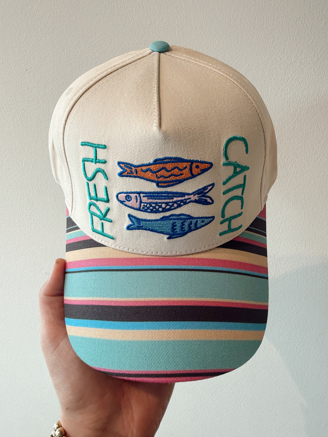 Fresh Catch Embroidered Trucker Hat