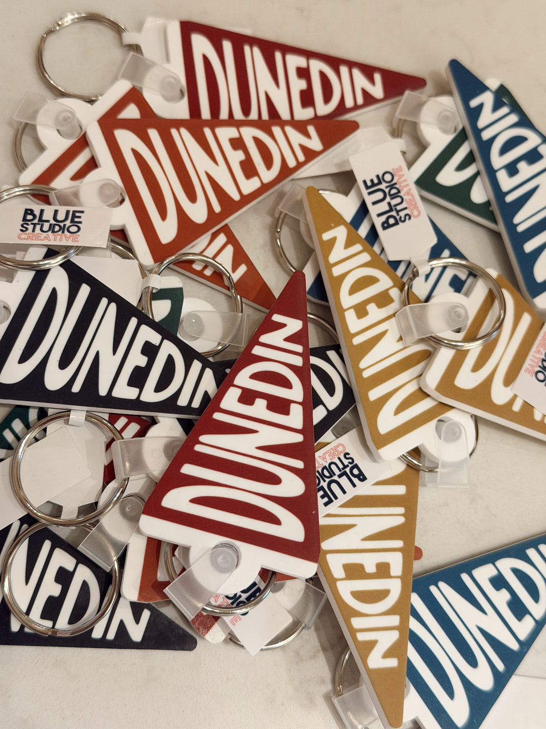 Dunedin Pennant Keychains (Misc Colors)