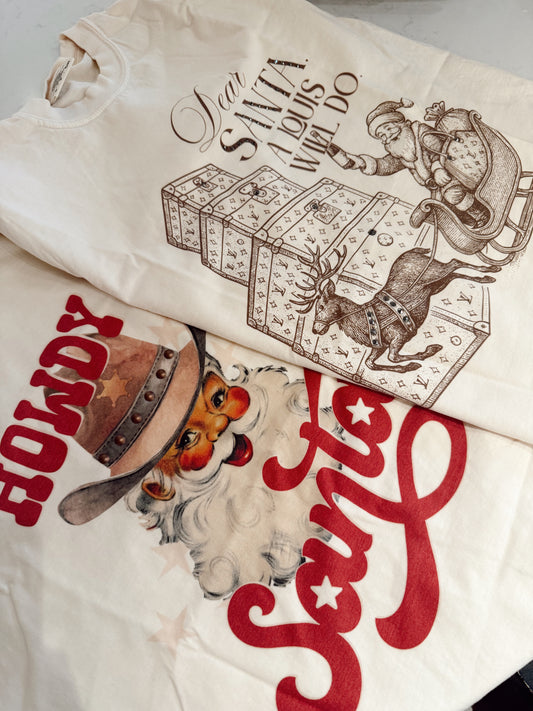 Howdy Santa Graphic Tee