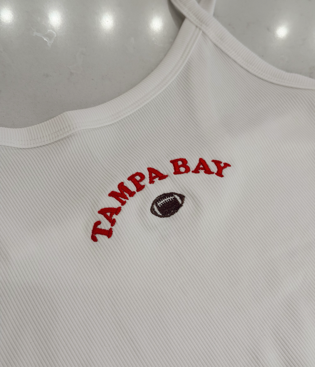 Tampa Bay Football Embroidered Tank