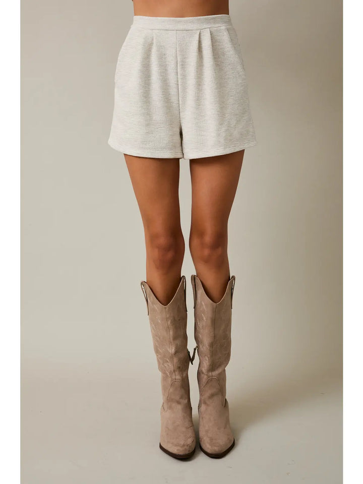 Pleated Detail Shorts