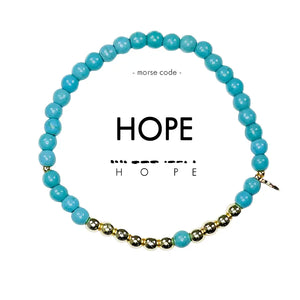 Hope - Morse Code Bracelet