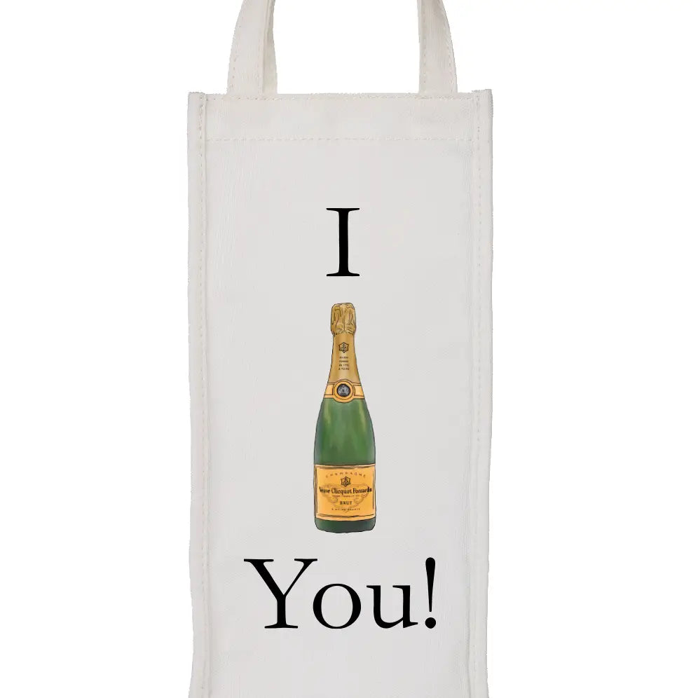 I Veuve You Wine Bag