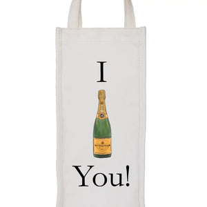 I Veuve You Wine Bag