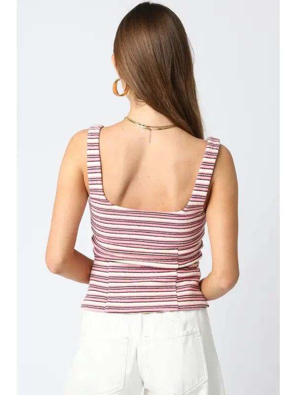 Stephy Stripe Top