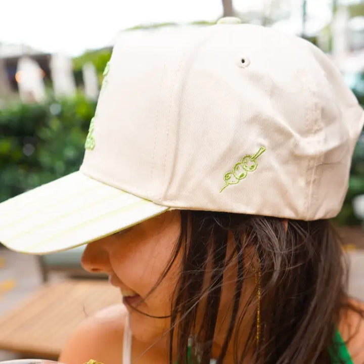 Bikinis & Dirty Martinis - Green Stripe Trucker Hat