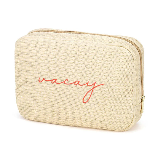 Script Vacay Hilton Cosmetic Case
