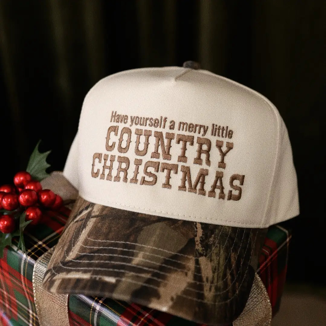 Have Yourself A Merry Little Country Christmas Hat