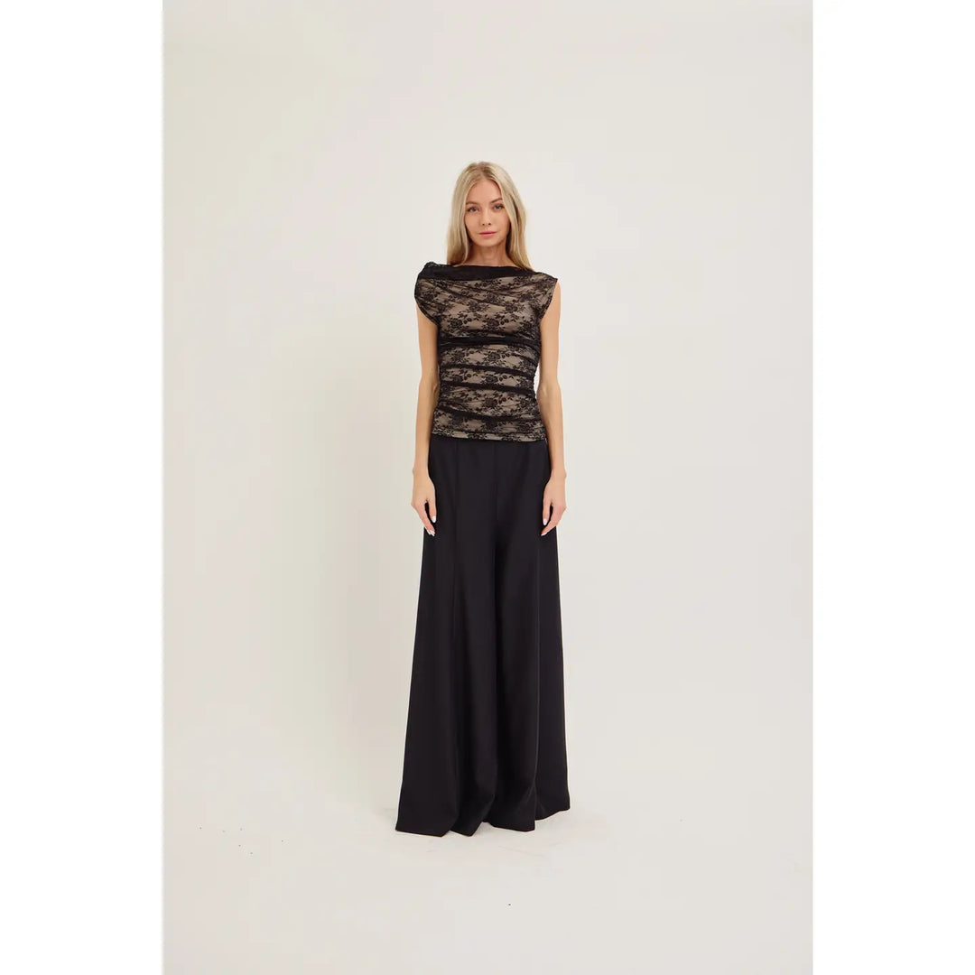 Double Layer Lace Top