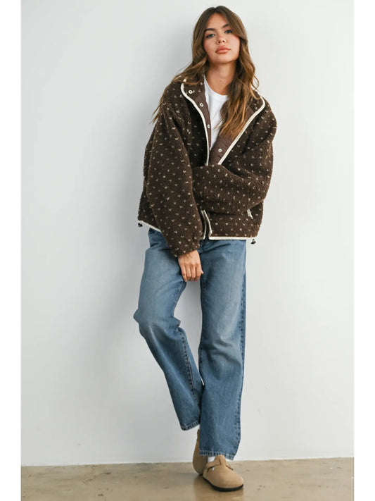 Spotted Fleece Jacket