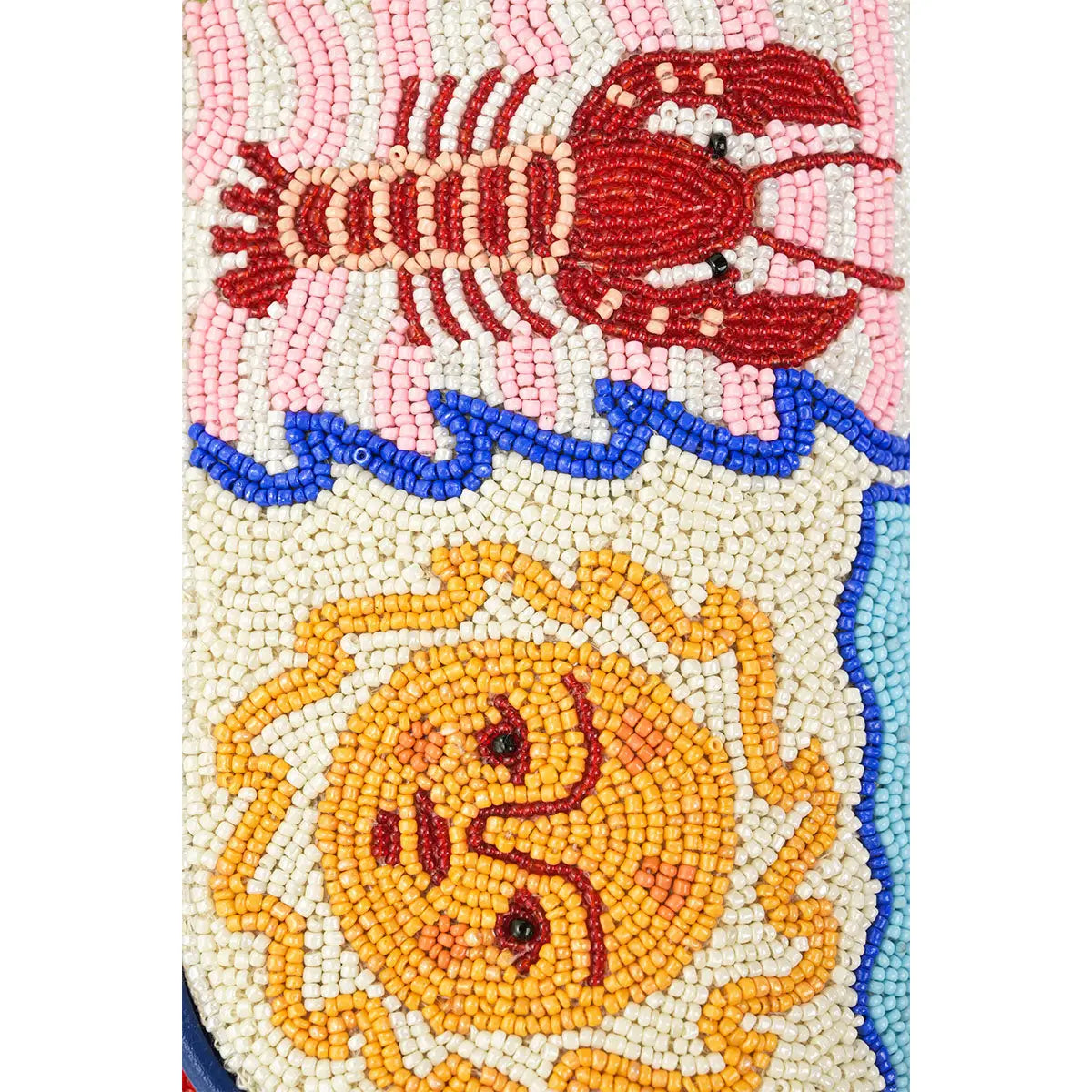 Sun & Sea Beaded Shoulder Bag