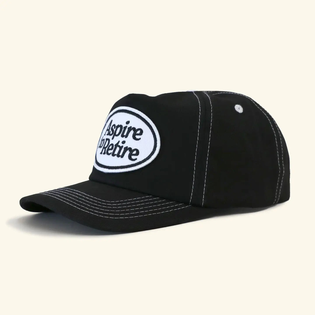 Chateau Snapback Aspire to Retire Hat - Black