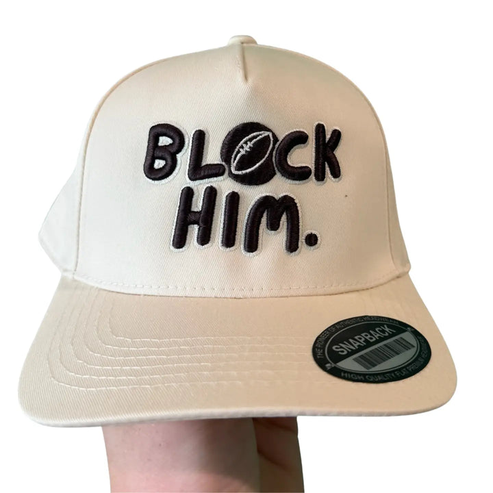 Block Him Canvas Cap