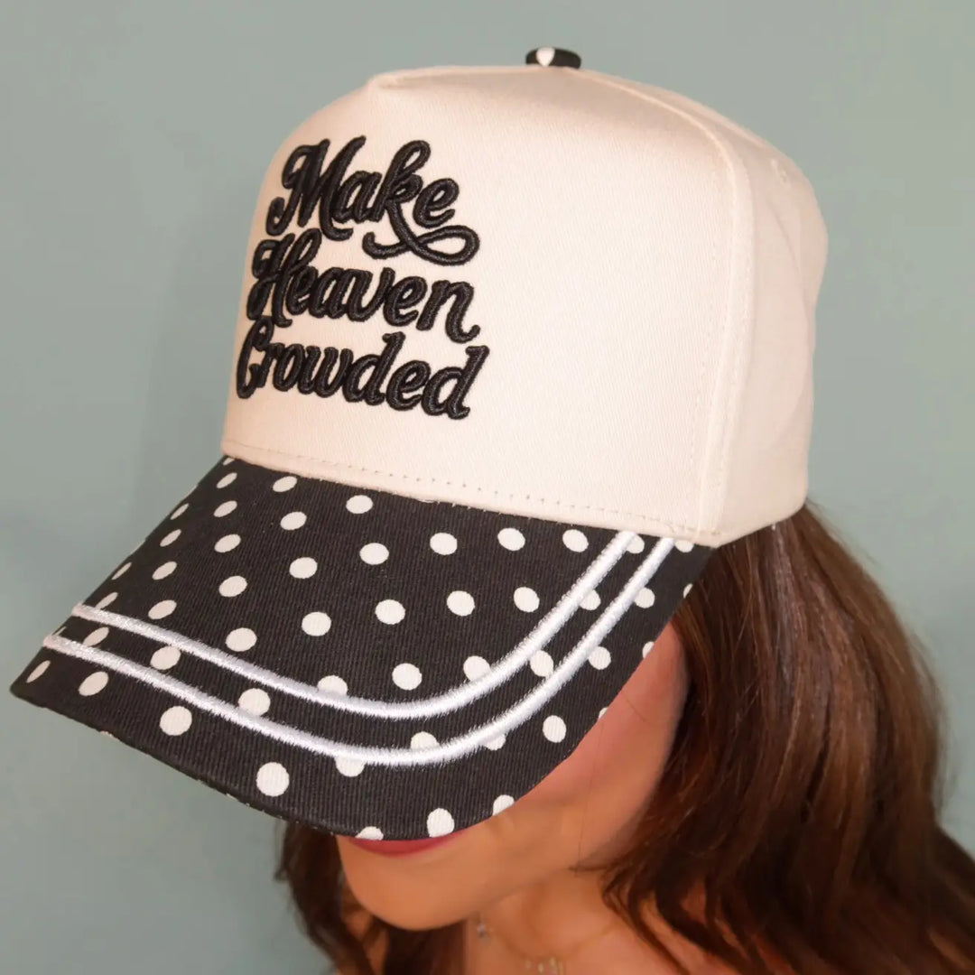 Make Heaven Crowded Polka Dot Hat