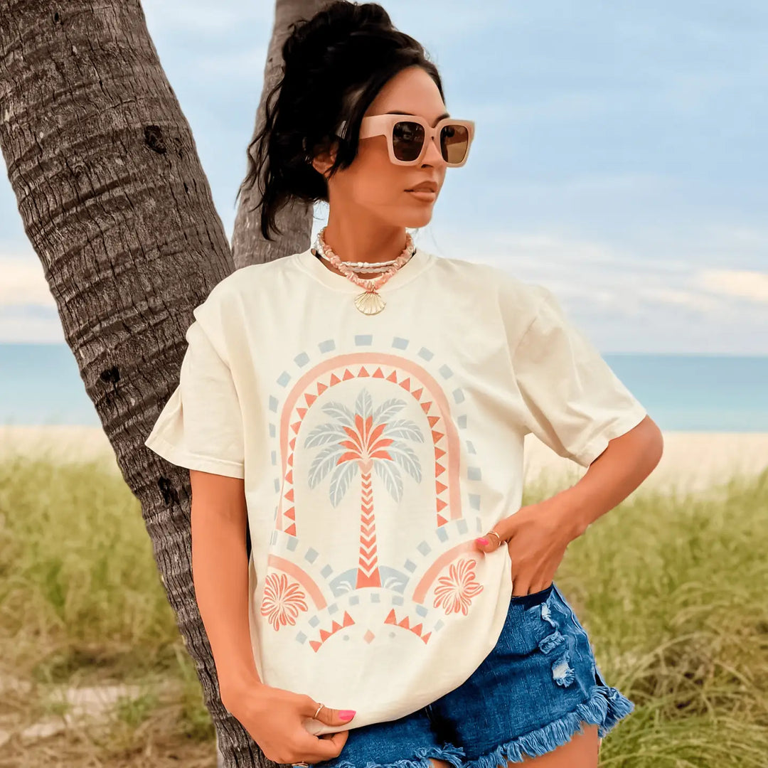 Palm Paradise Tee