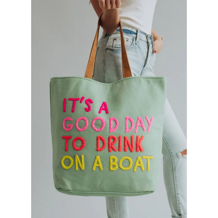 Mint Drink On A Boat Tote