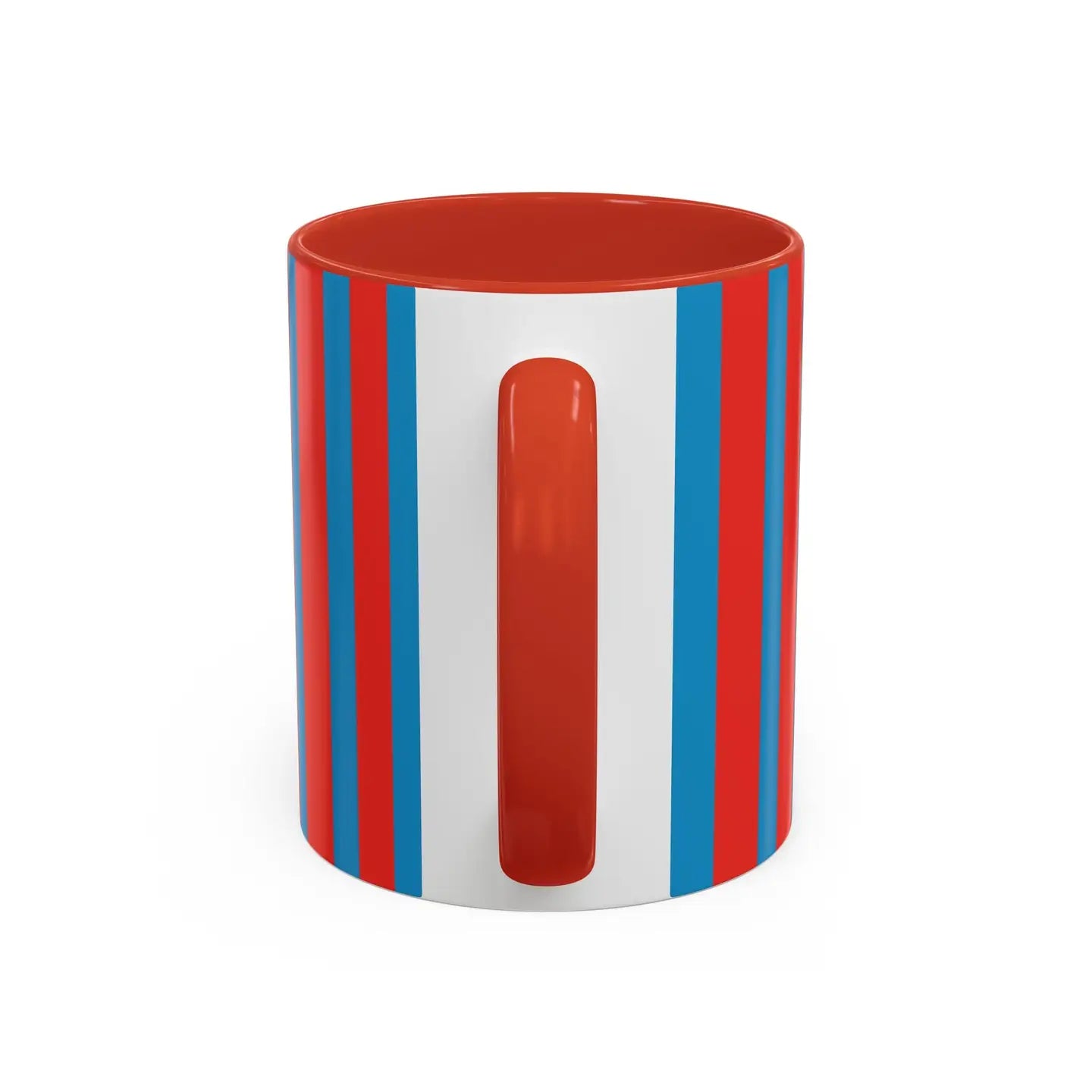 Ciao Accent Coffee Mug | Colorful Striped Ceramic Cup