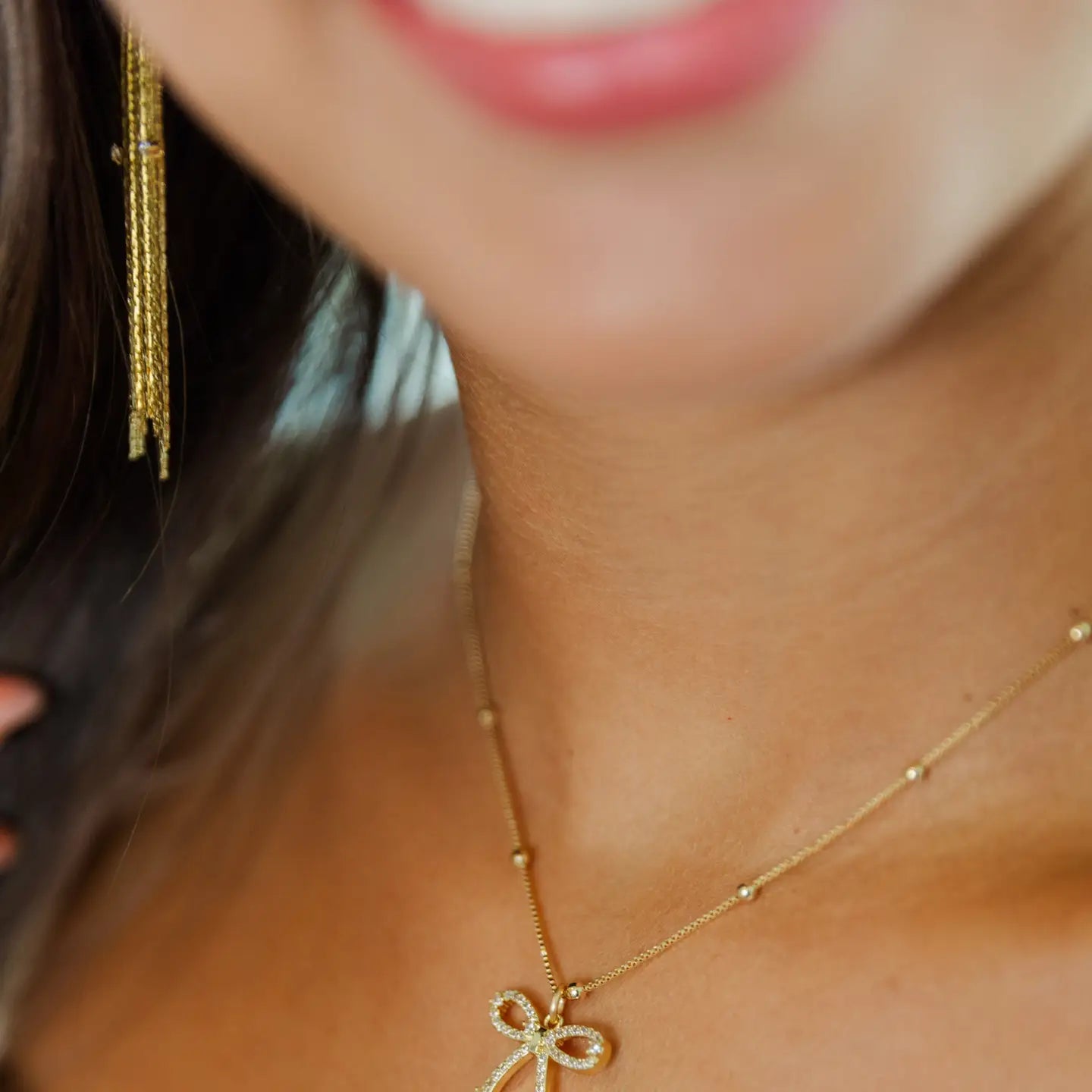 Isabella Bow Necklace