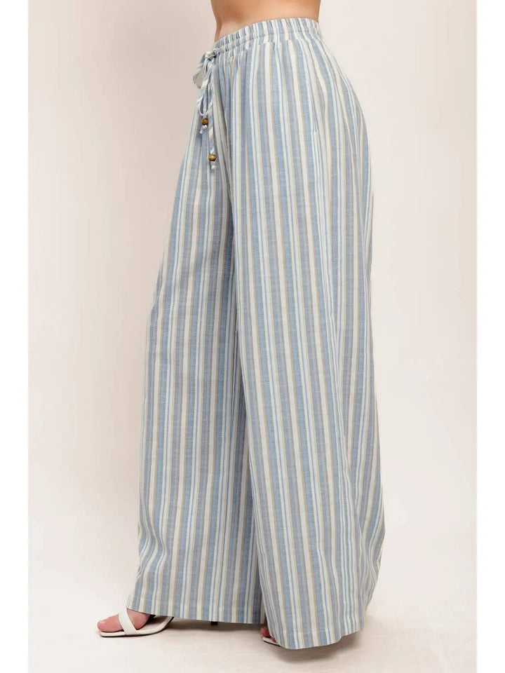 A Striped Woven Pant