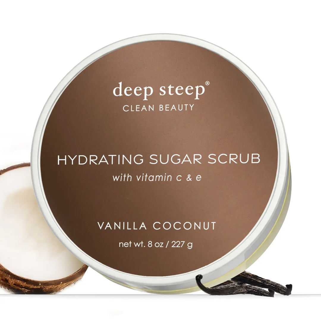 Vanilla Coconut Exfoliating and Smoothing Sugar Scrub 8oz