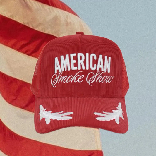 American Smoke Show Corduroy Trucker Hat