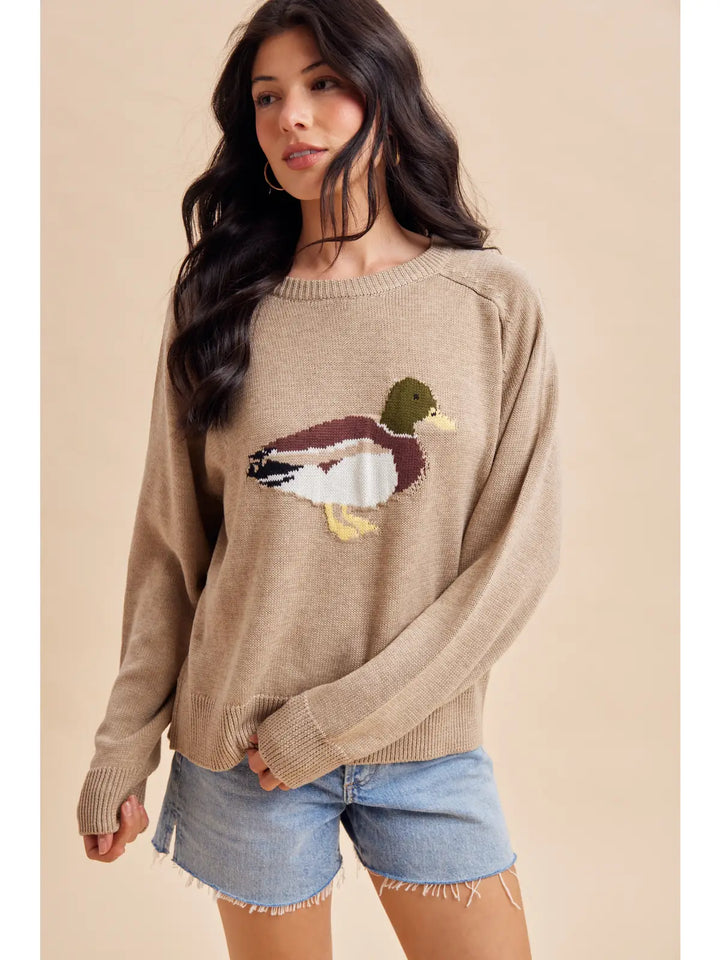Mallard Duck Knitted Sweater