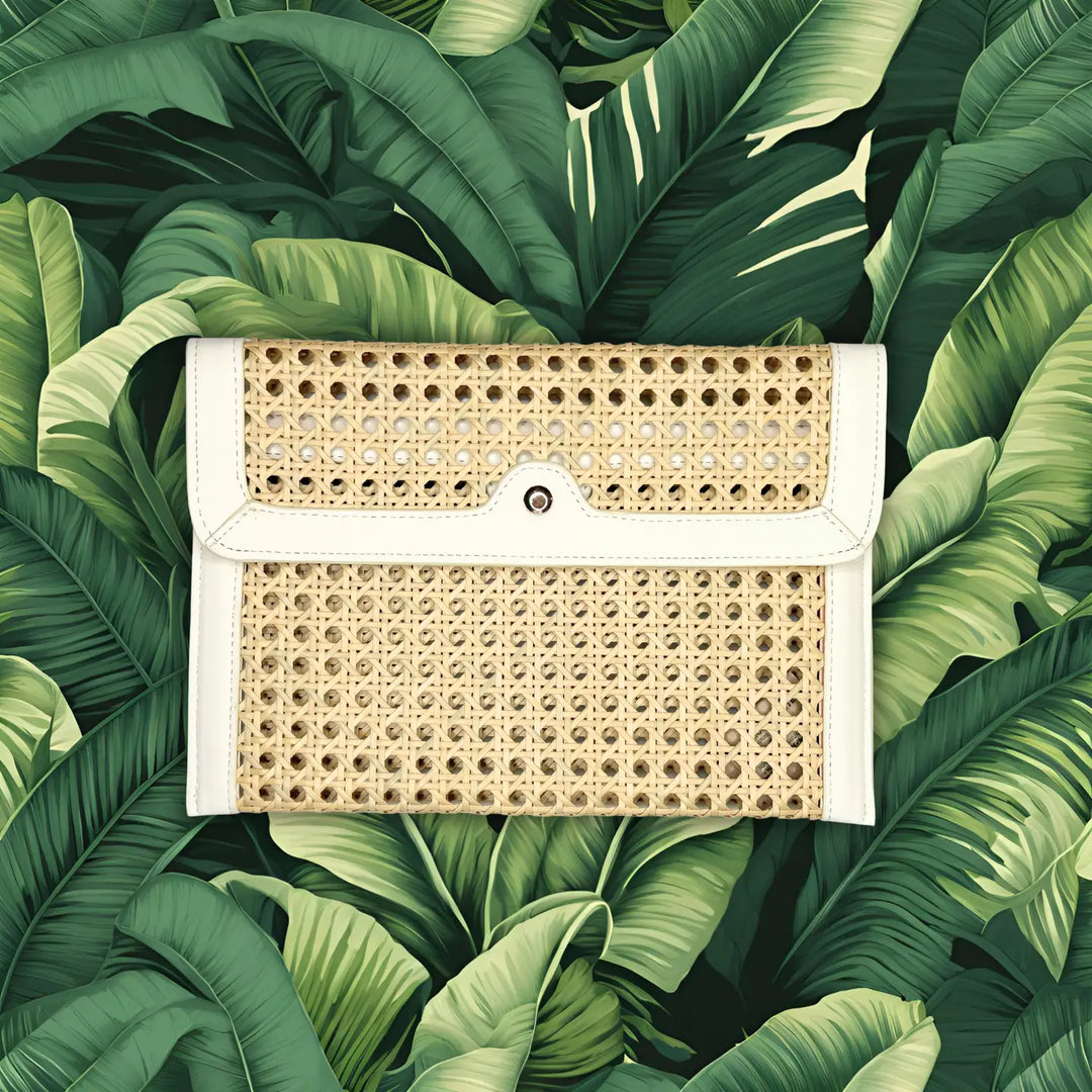 French Quarter Clutch- White