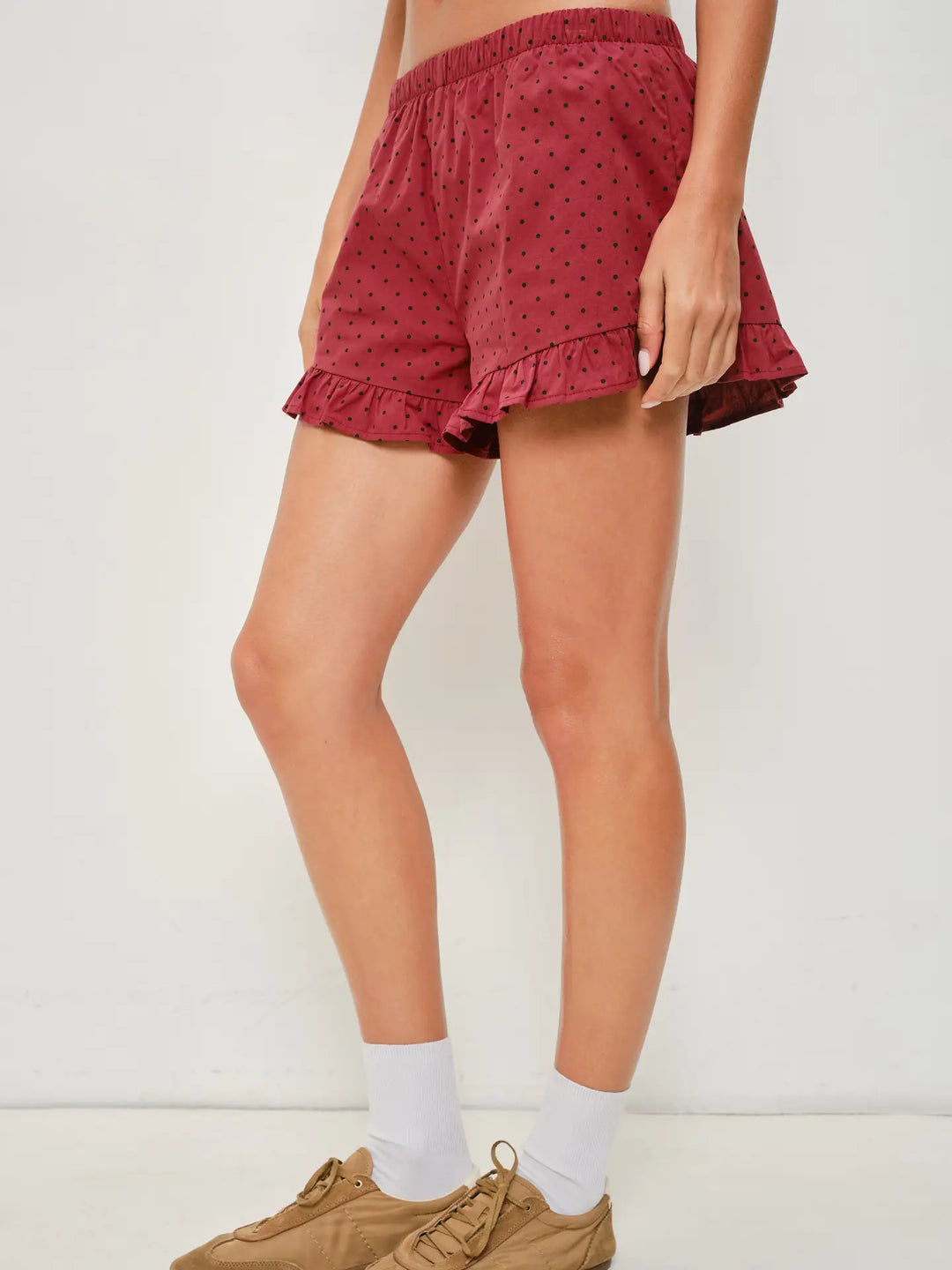 Rohan Frill Polka Dot Shorts