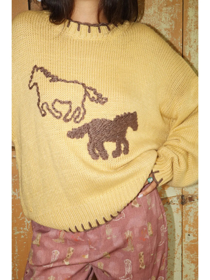 Western Horse Knit