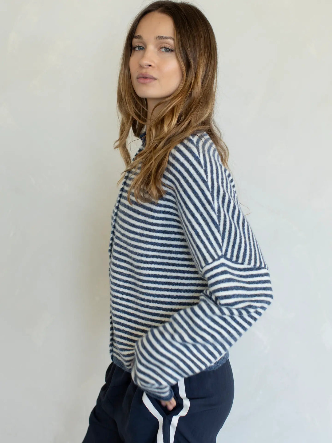 Piper Cardigan - Mini Striped