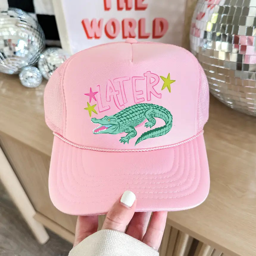 Later Gator Hand Drawn - Foam Otto Trucker