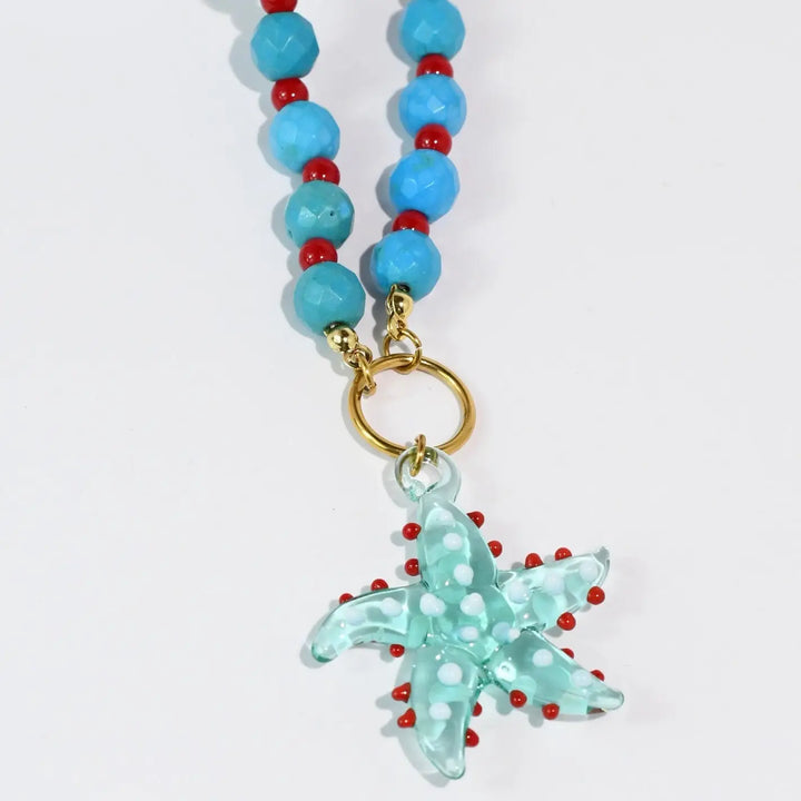 Starfishie Blue Necklace
