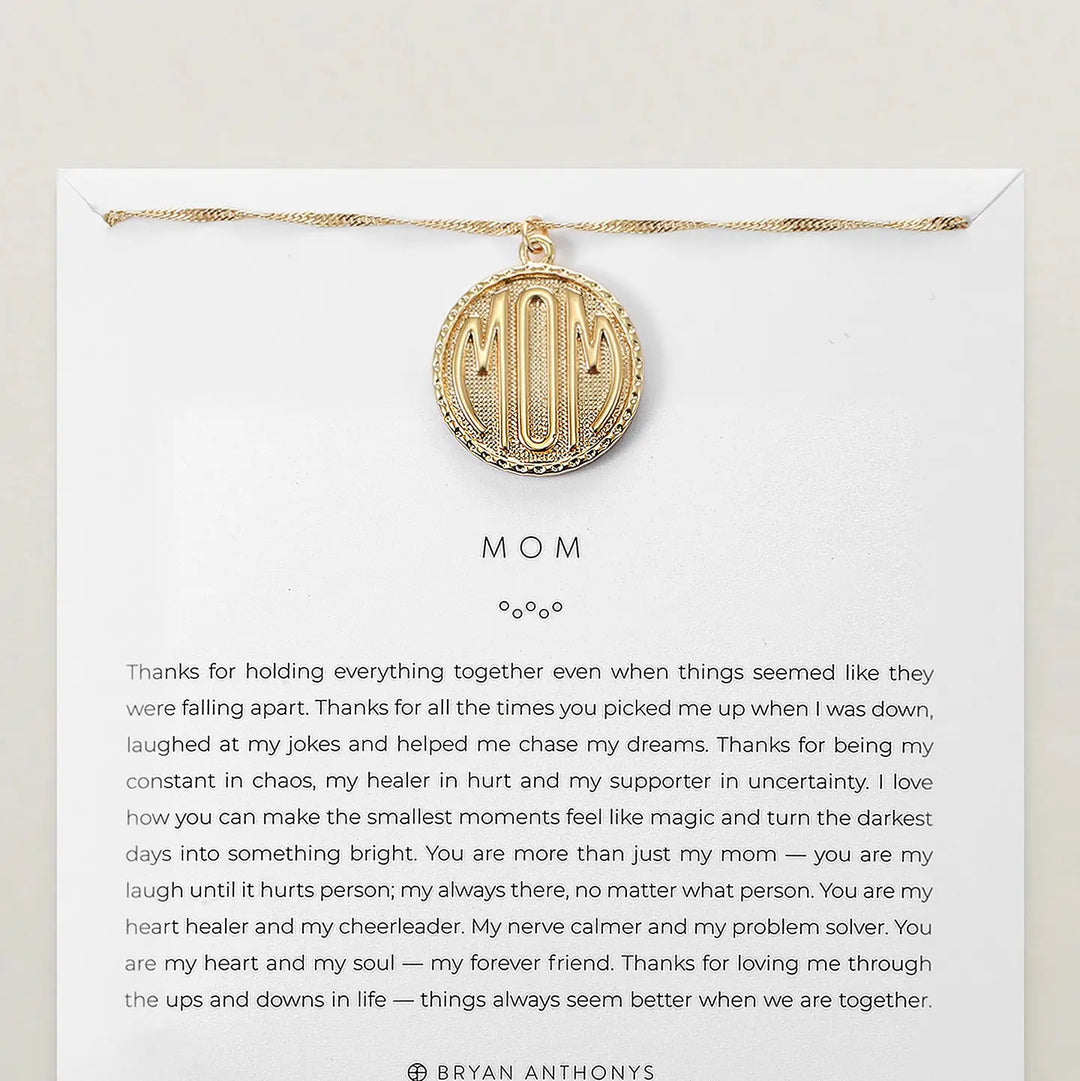 Mom Heirloom Coin Necklace
