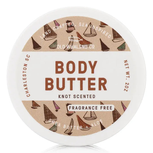 Travel Size Knot Scented (Fragrance Free) Body Butter (2oz)