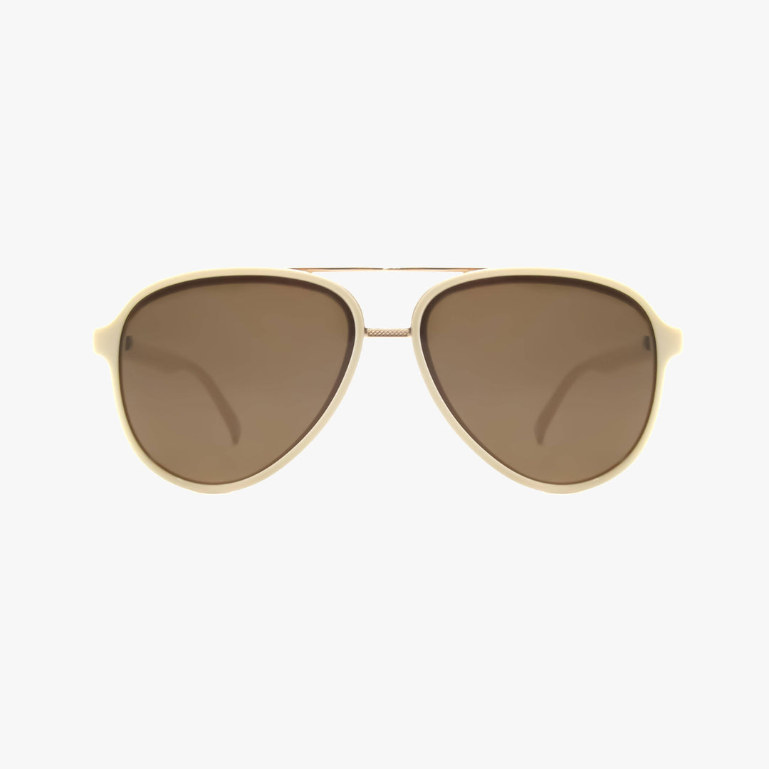 KNOX IVORY Polarized Fashion Aviator Sunglasses