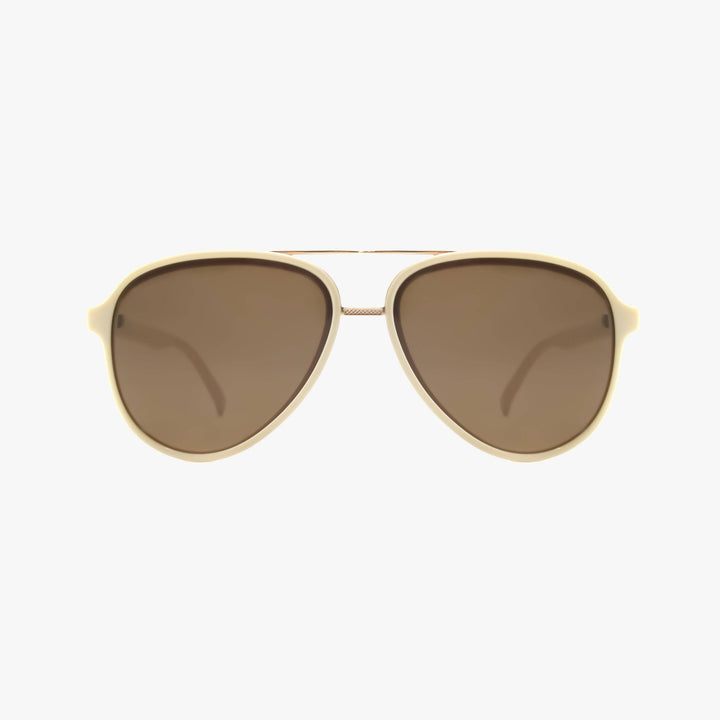 KNOX IVORY Polarized Fashion Aviator Sunglasses